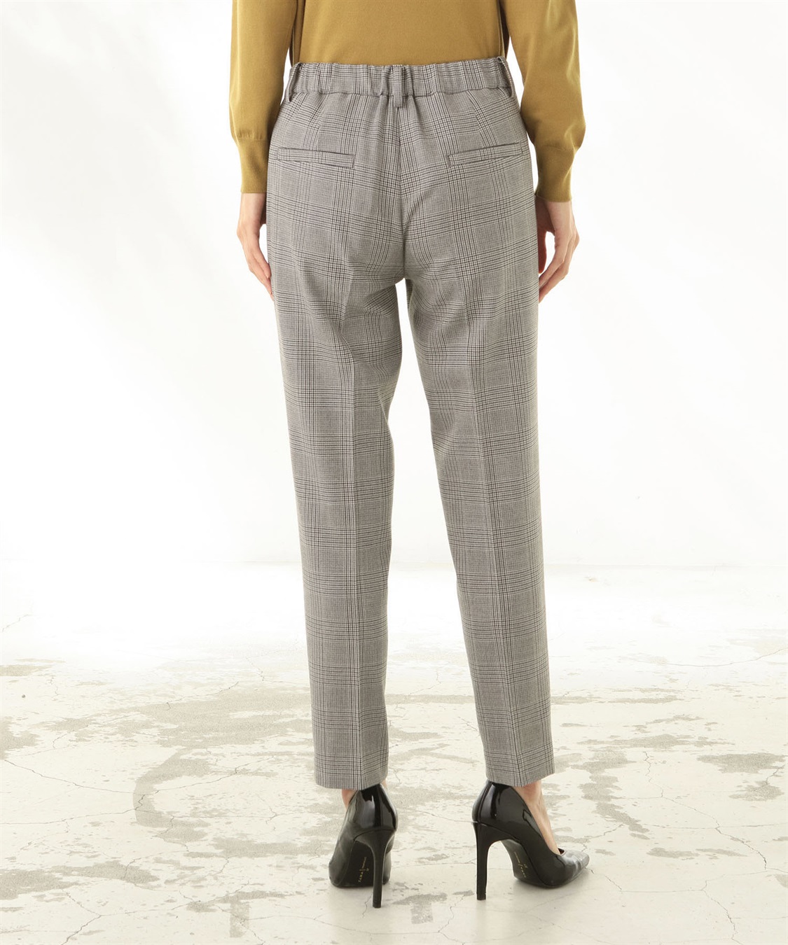 A/C DESIGN BY ALPHA CUBIC ローズオイル加工テーパードパンツ_sub_3