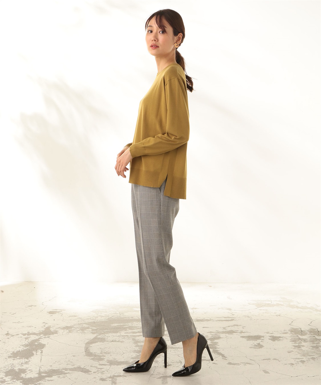 A/C DESIGN BY ALPHA CUBIC ローズオイル加工テーパードパンツ_sub_9