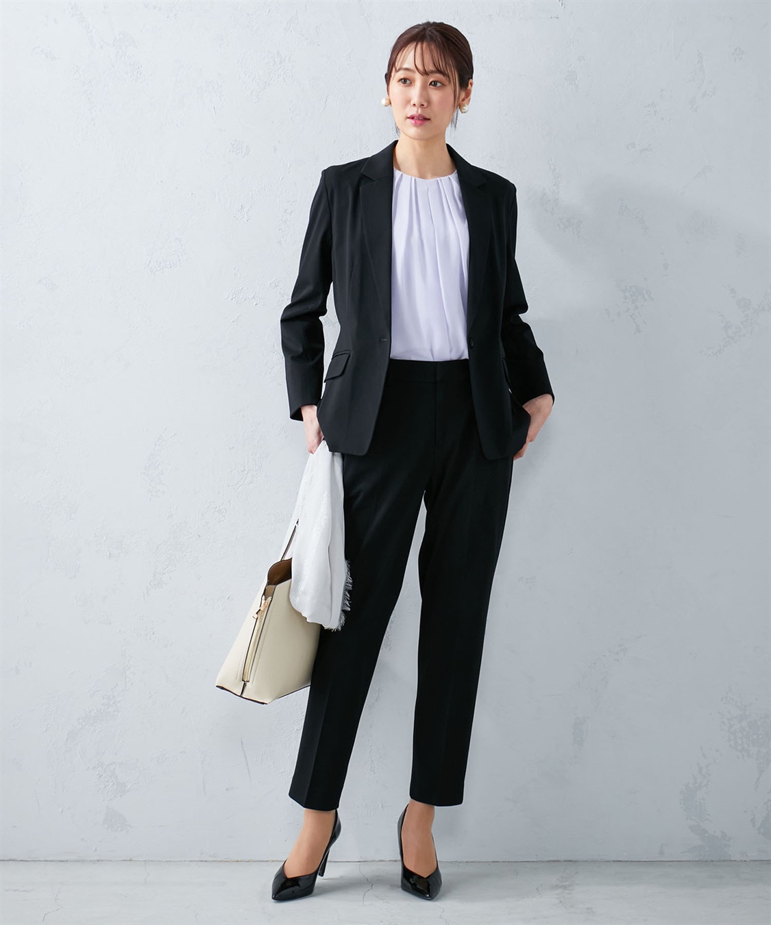 A/C DESIGN BY ALPHA CUBIC アルファブリックライトテーパードパンツ_sub_9