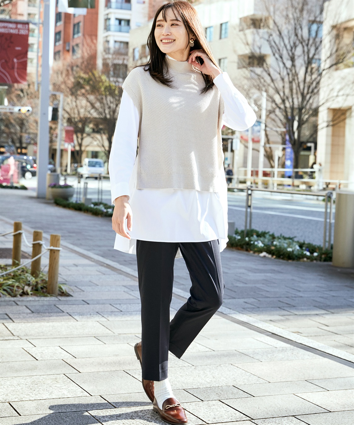 A/C DESIGN BY ALPHA CUBIC アルファブリックライトテーパードパンツ_sub_14