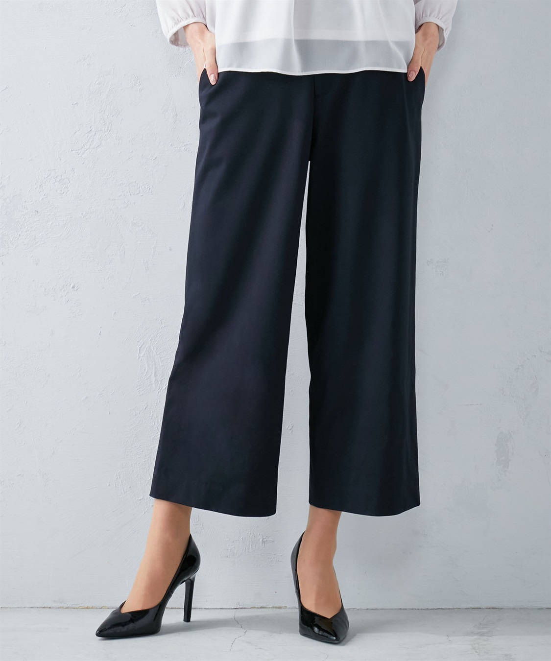 A/C DESIGN BY ALPHA CUBIC アルファブリックライトワイドパンツ_sub_1