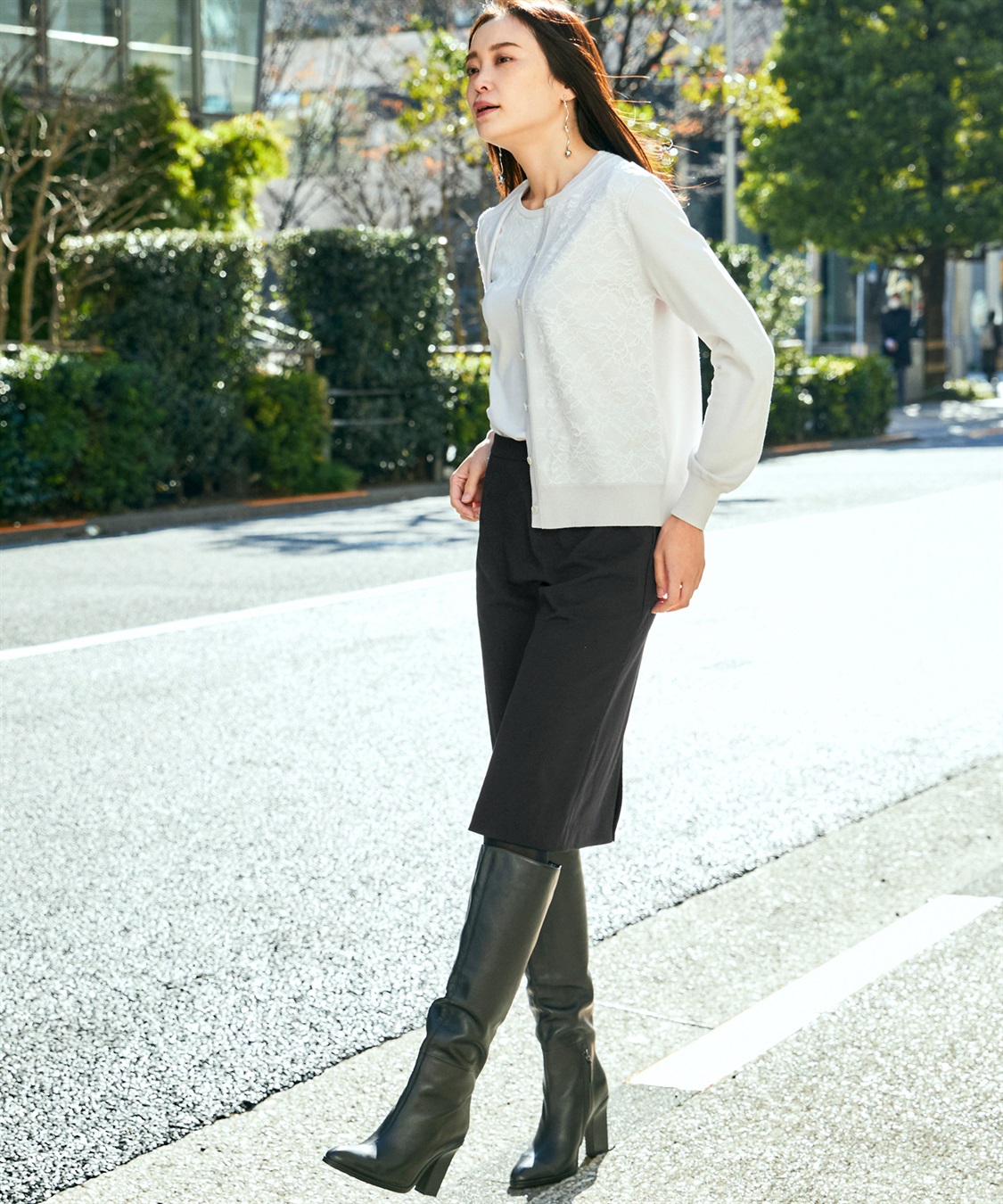 アルファブリックライトタイトスカート A/C DESIGN BY ALPHA