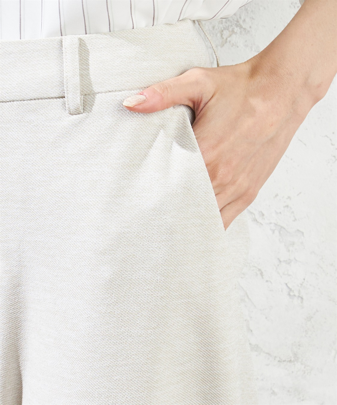 A/C DESIGN BY ALPHA CUBIC ウォッシャブルイージーケアテーパードパンツ_sub_5