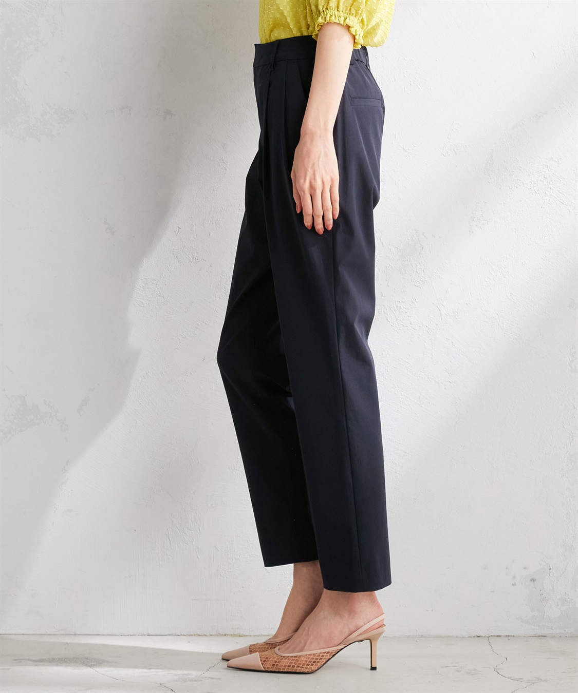 A/C DESIGN BY ALPHA CUBIC 【セットアップ】プレミアム機能付きナイロンストレッチテーパードパンツ_sub_2