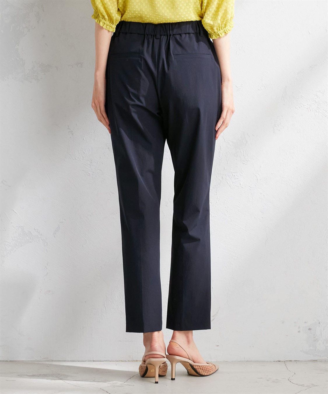 A/C DESIGN BY ALPHA CUBIC 【セットアップ】プレミアム機能付きナイロンストレッチテーパードパンツ_sub_3