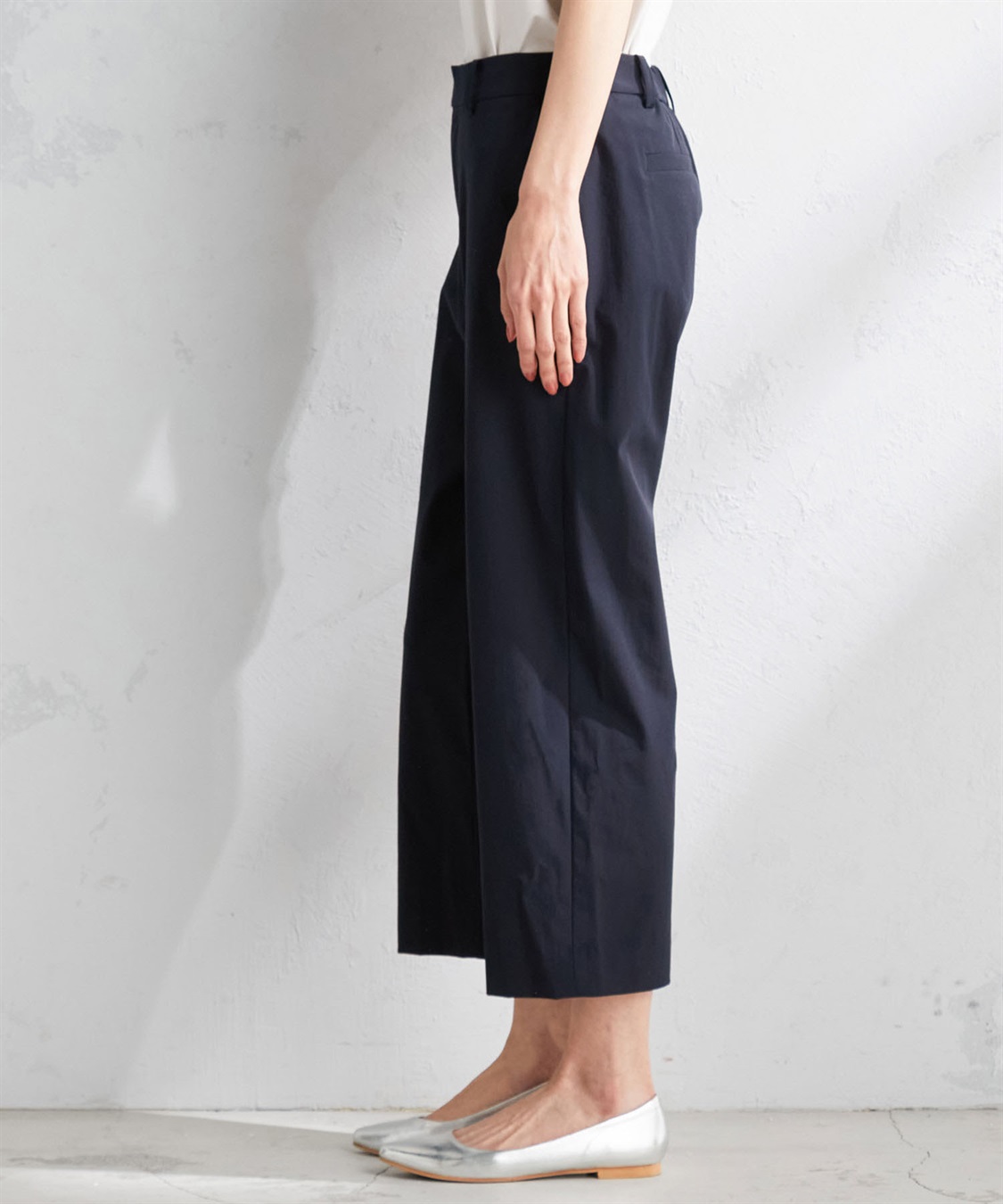 A/C DESIGN BY ALPHA CUBIC 【セットアップ】プレミアム機能付きナイロンストレッチワイドパンツ_sub_2