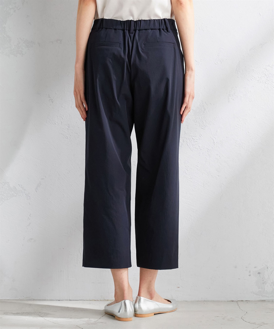 A/C DESIGN BY ALPHA CUBIC 【セットアップ】プレミアム機能付きナイロンストレッチワイドパンツ_sub_3