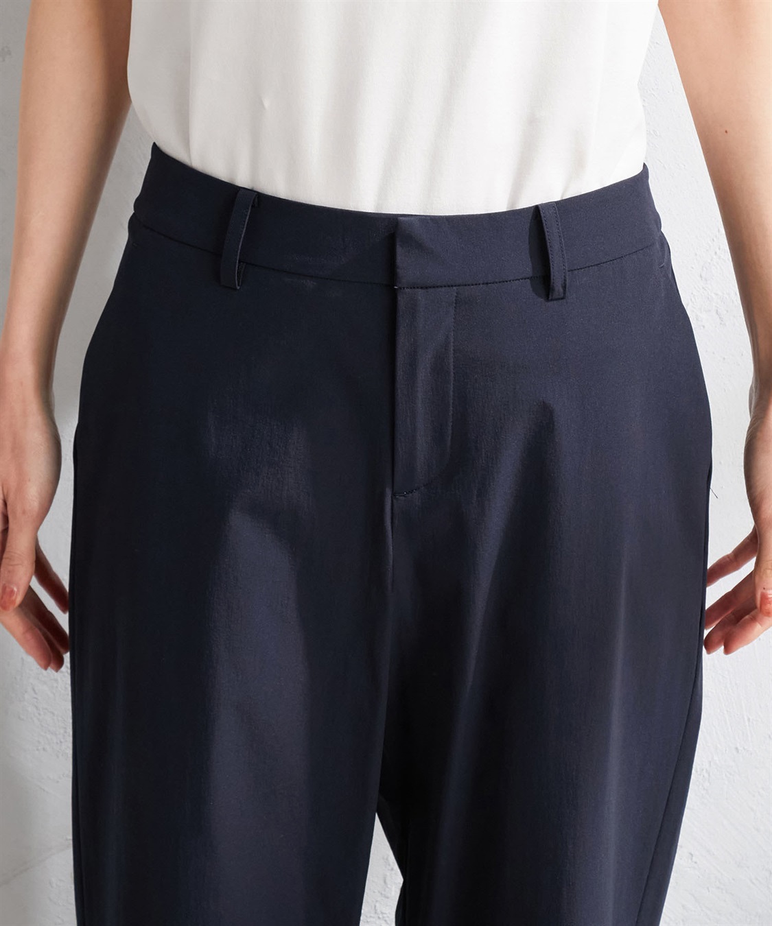 A/C DESIGN BY ALPHA CUBIC 【セットアップ】プレミアム機能付きナイロンストレッチワイドパンツ_sub_4