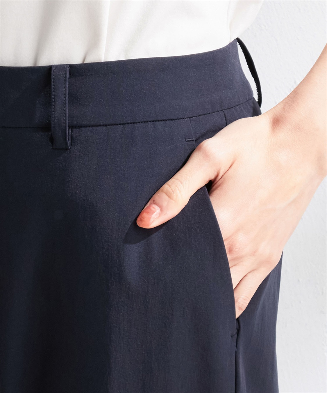 A/C DESIGN BY ALPHA CUBIC 【セットアップ】プレミアム機能付きナイロンストレッチワイドパンツ_sub_5