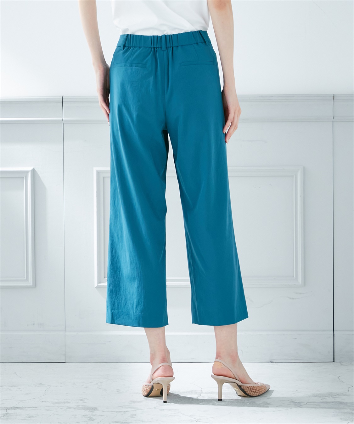 A/C DESIGN BY ALPHA CUBIC 【接触冷感】ストレッチセミワイドパンツ_sub_3