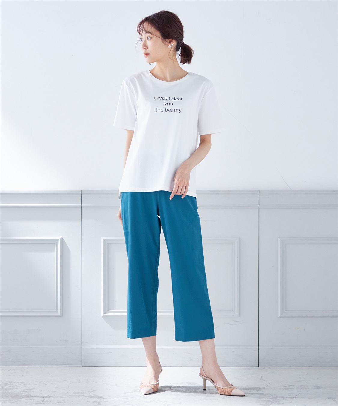 A/C DESIGN BY ALPHA CUBIC 【接触冷感】ストレッチセミワイドパンツ_sub_9