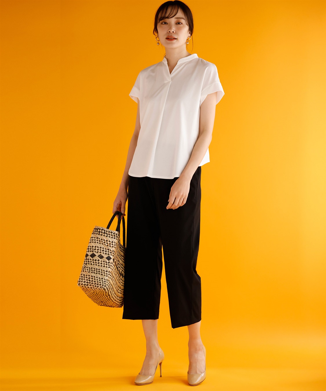 A/C DESIGN BY ALPHA CUBIC 【接触冷感】ストレッチセミワイドパンツ_sub_12