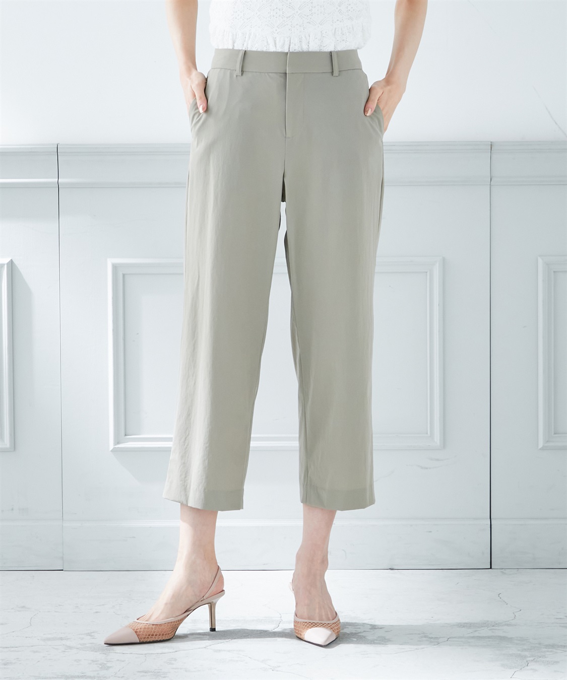 A/C DESIGN BY ALPHA CUBIC 【接触冷感】ストレッチセミワイドパンツ_sub_14