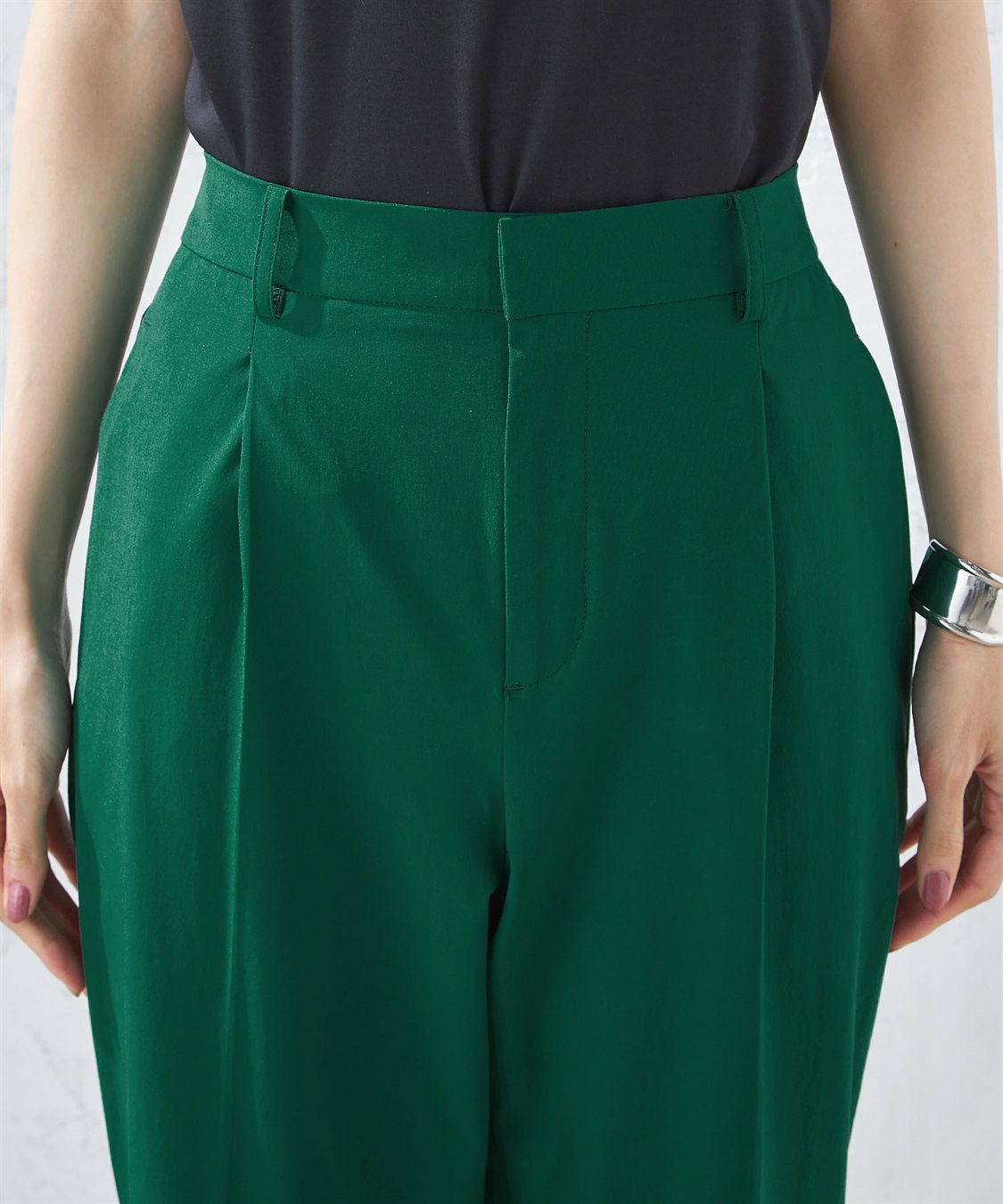 A/C DESIGN BY ALPHA CUBIC 【接触冷感】ストレッチテーパードパンツ_sub_3