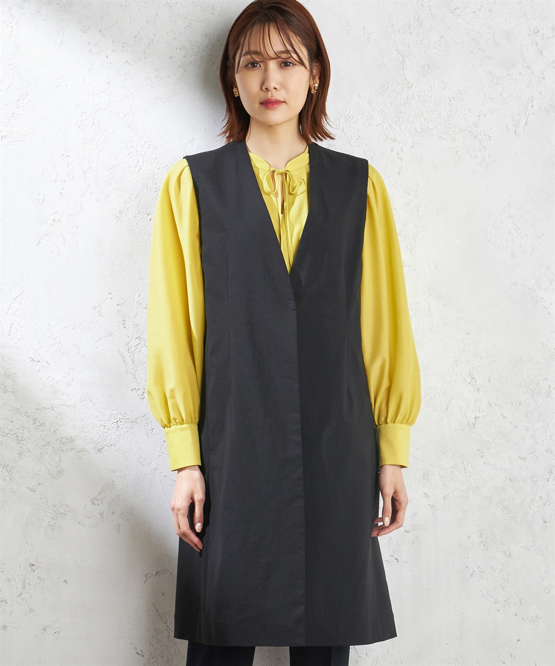 A/C DESIGN BY ALPHA CUBIC ロングジレジャケット_sub_1