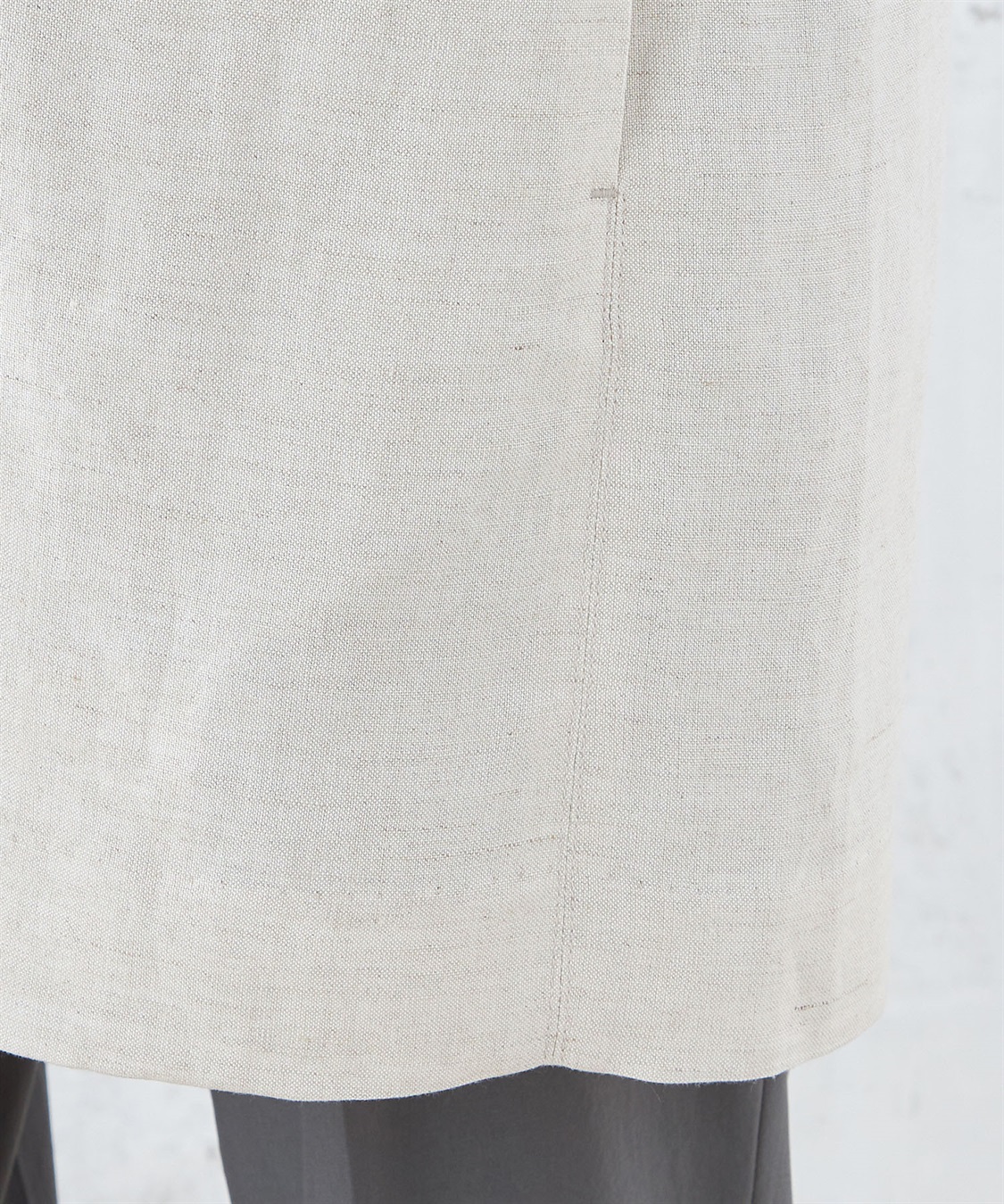 A/C DESIGN BY ALPHA CUBIC リネンブレンドジレジャケット_sub_8