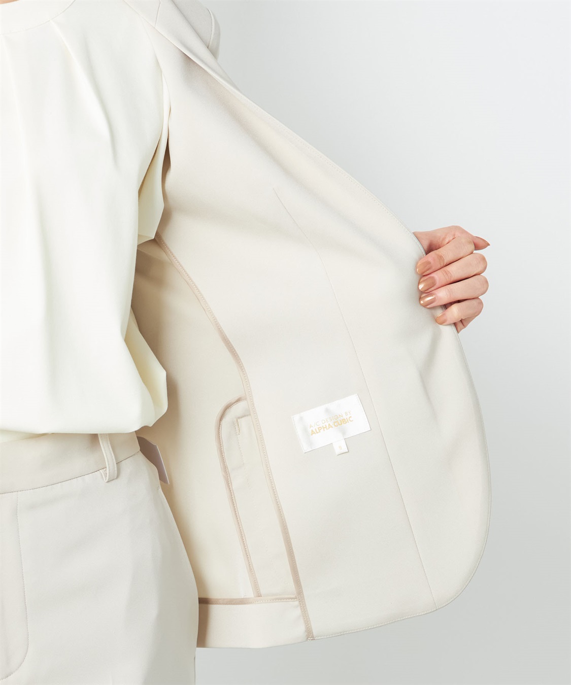 A/C DESIGN BY ALPHA CUBIC NOIE(R)/ノイエノーカラージャケット_sub_7