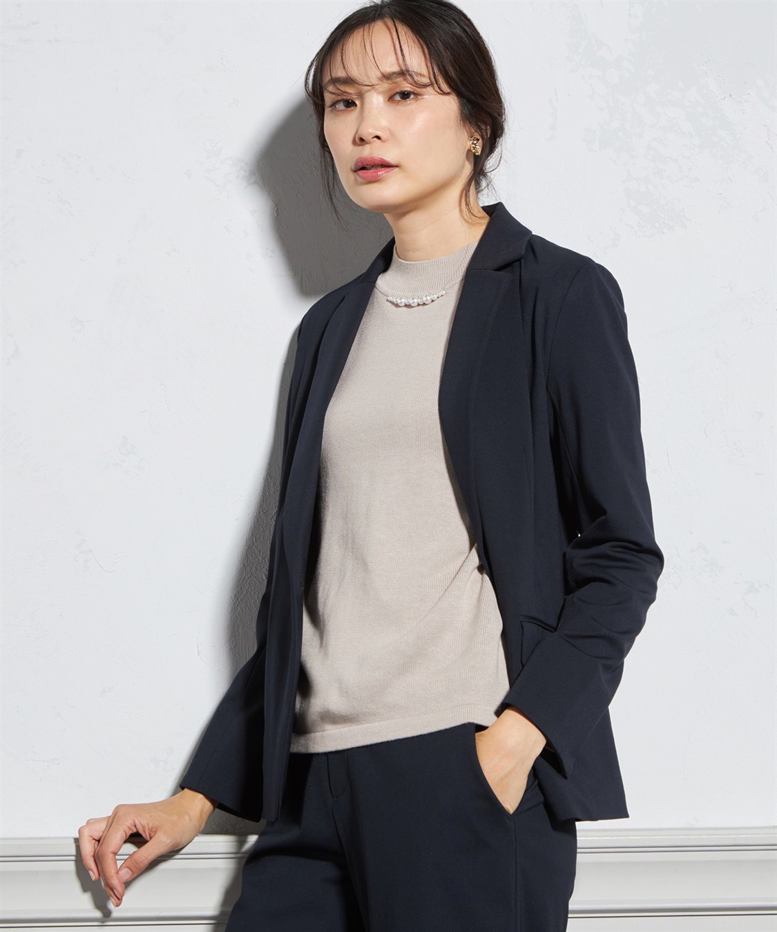 A/C DESIGN BY ALPHA CUBIC 【アルファブリック】ライトテーラードジャケット_sub_15