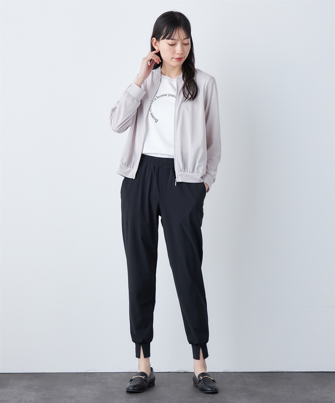 シアーブルゾン A/C DESIGN BY ALPHA CUBIC｜クロスプラス公式通販サイト