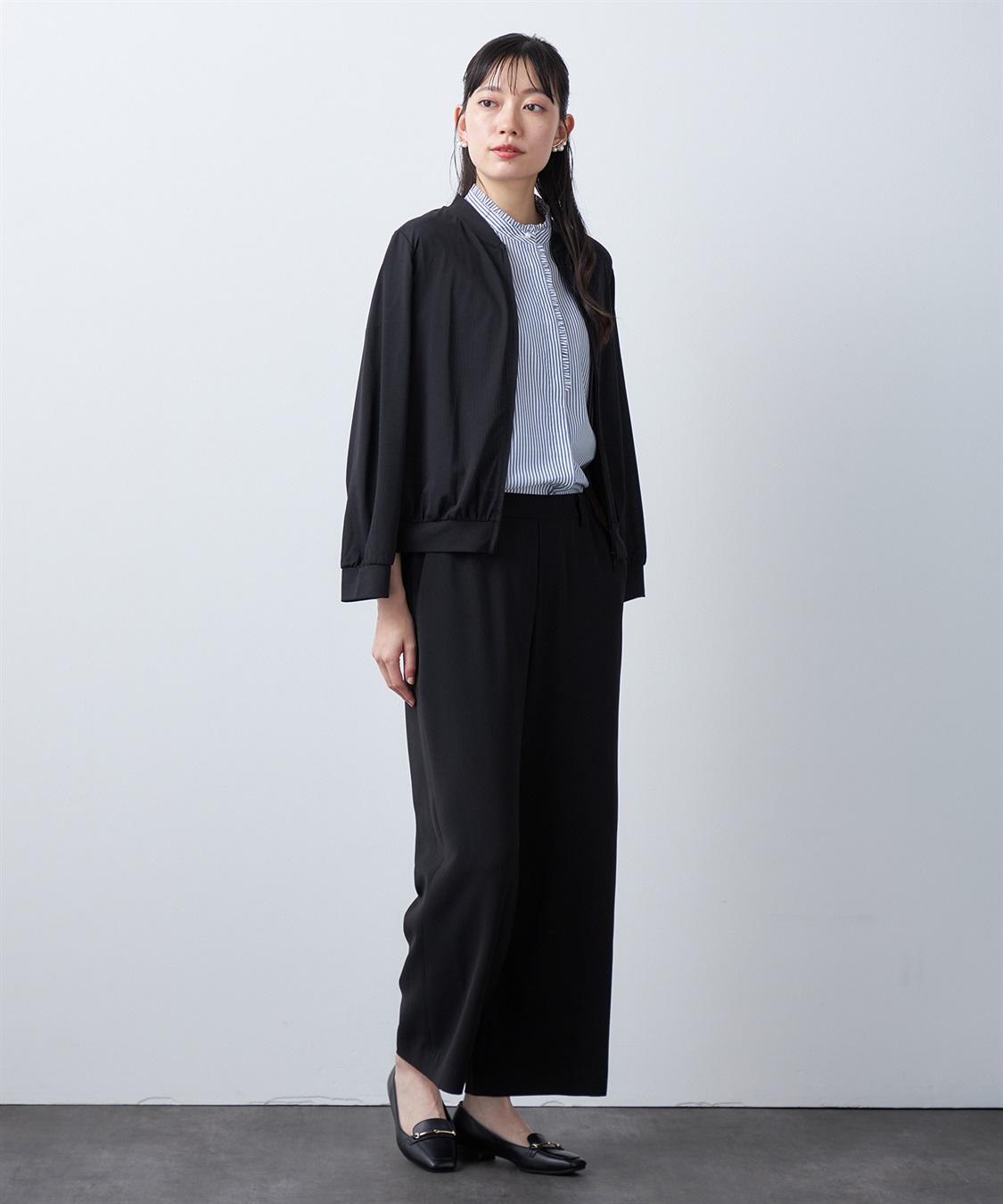 シアーブルゾン A/C DESIGN BY ALPHA CUBIC｜クロスプラス公式通販サイト