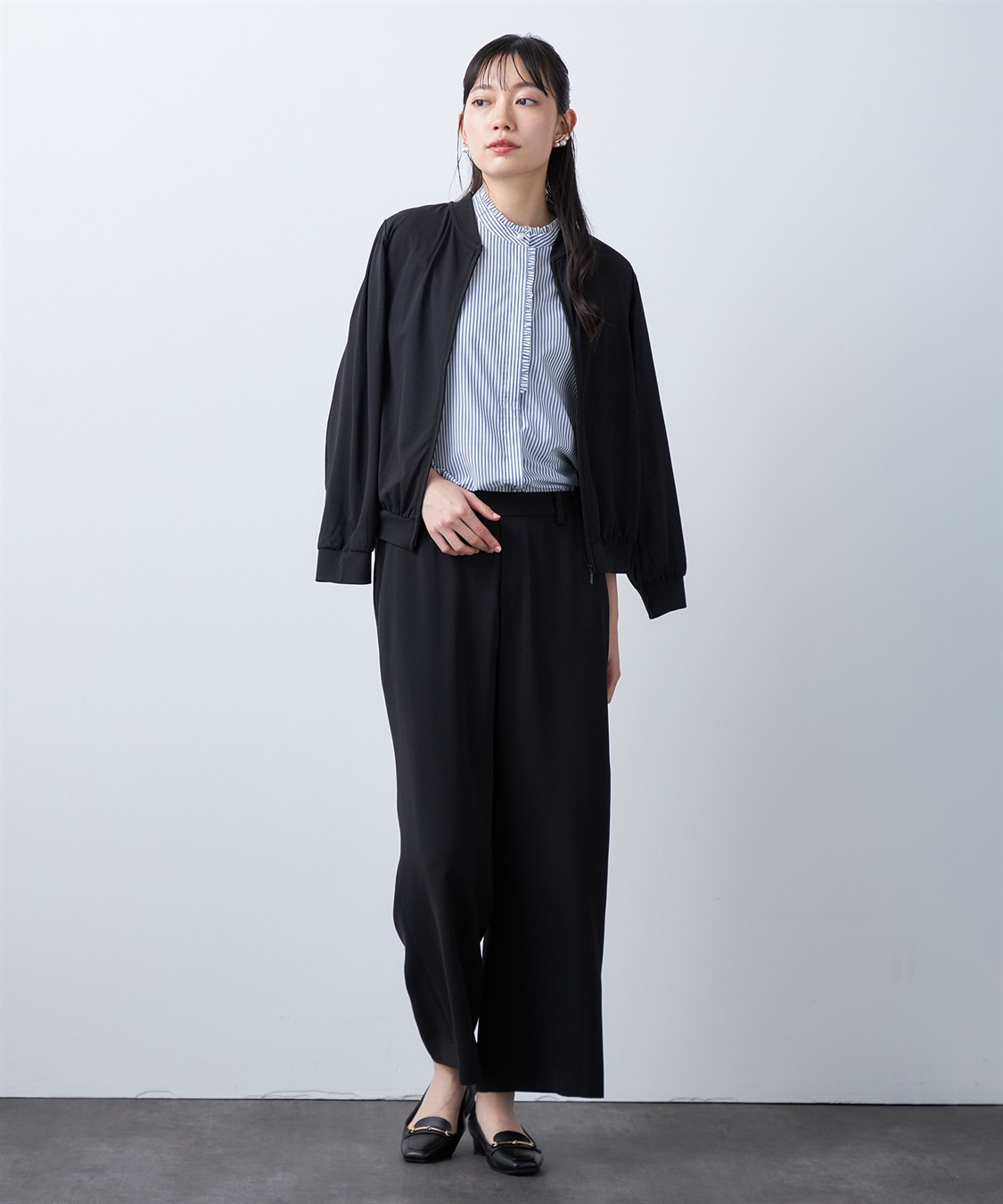 シアーブルゾン A/C DESIGN BY ALPHA CUBIC｜クロスプラス公式通販サイト