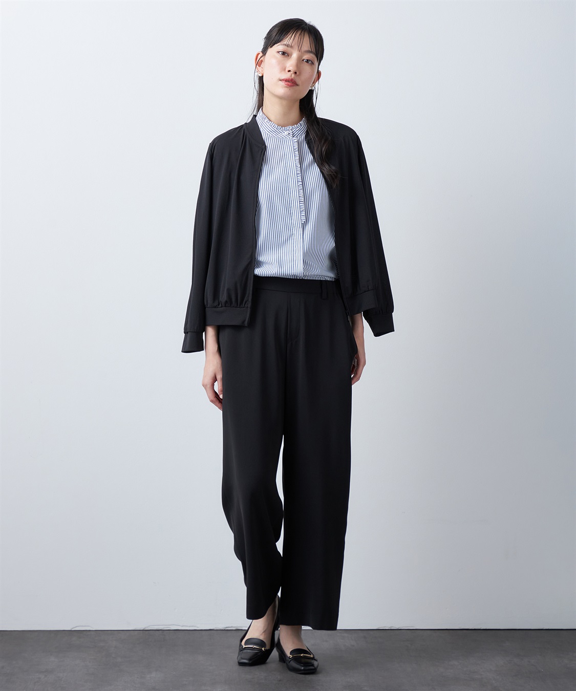 シアーブルゾン A/C DESIGN BY ALPHA CUBIC｜クロスプラス公式通販サイト