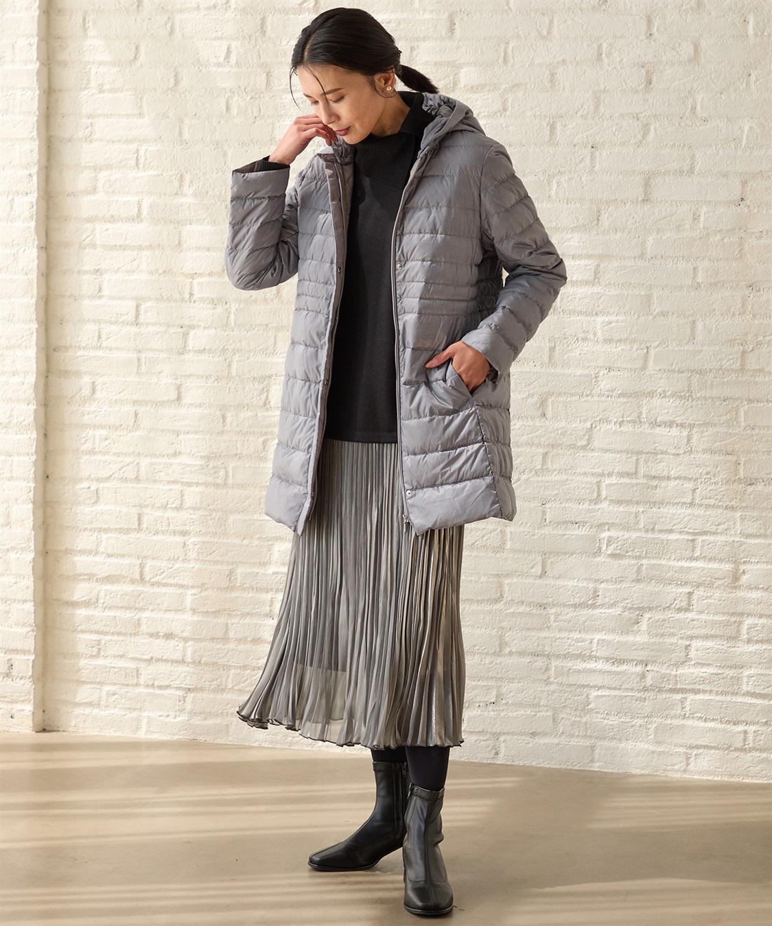A/C DESIGN BY ALPHA CUBIC ライトダウンロングコート_sub_21