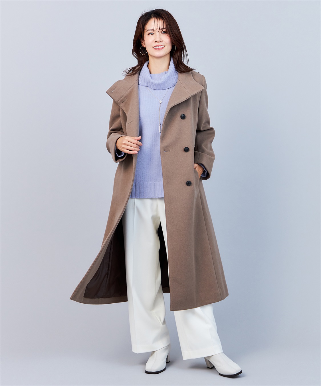 A/C DESIGN BY ALPHA CUBIC スタンドカラーコート_sub_20