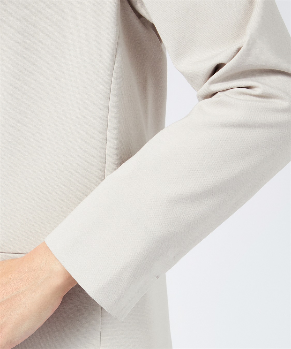 A/C DESIGN BY ALPHA CUBIC ノーカラーリラックスジャケット【美モーションシリーズ】_sub_8