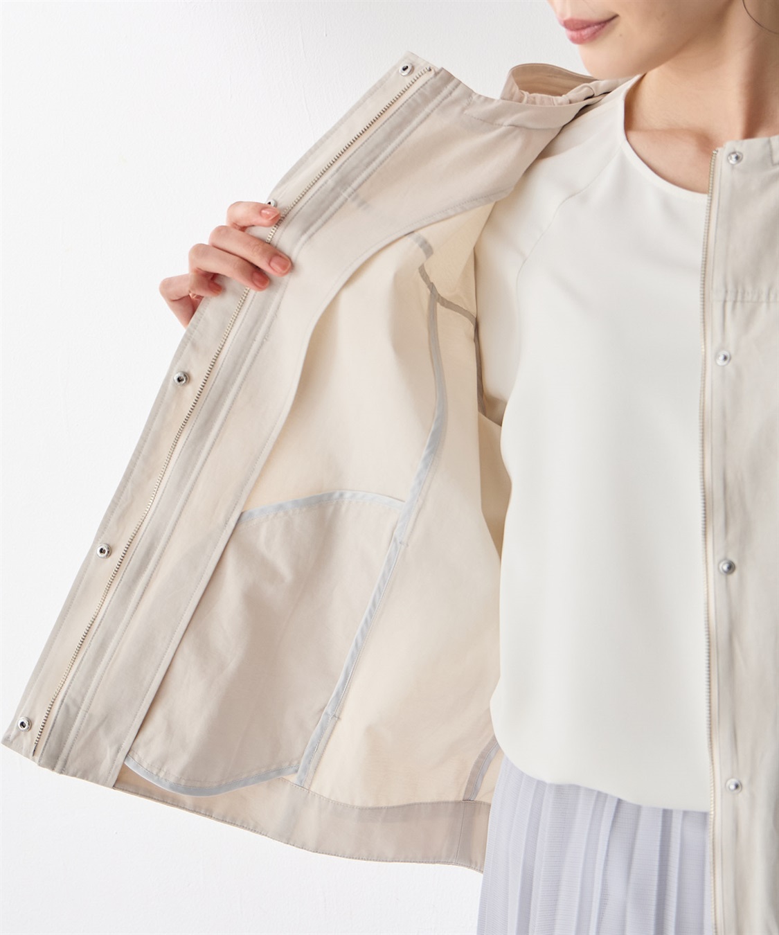 A/C DESIGN BY ALPHA CUBIC 【はっ水・防花粉】マウンテンパーカー_sub_13