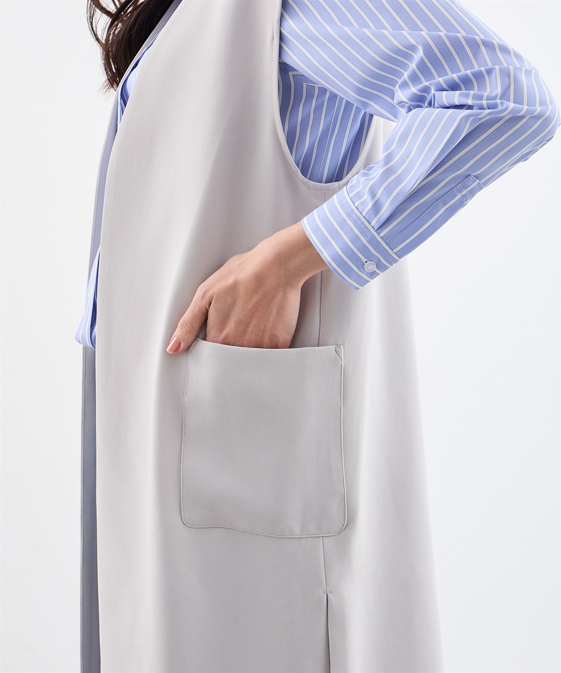 A/C DESIGN BY ALPHA CUBIC ストレッチジレジャケット【美モーションシリーズ】_sub_12