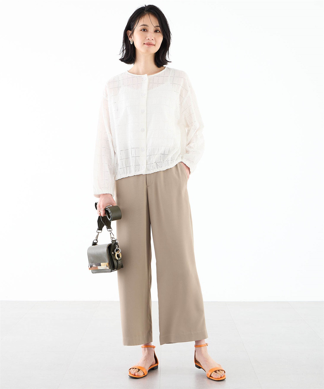 A/C DESIGN BY ALPHA CUBIC スクエア刺しゅうブルゾン_sub_5