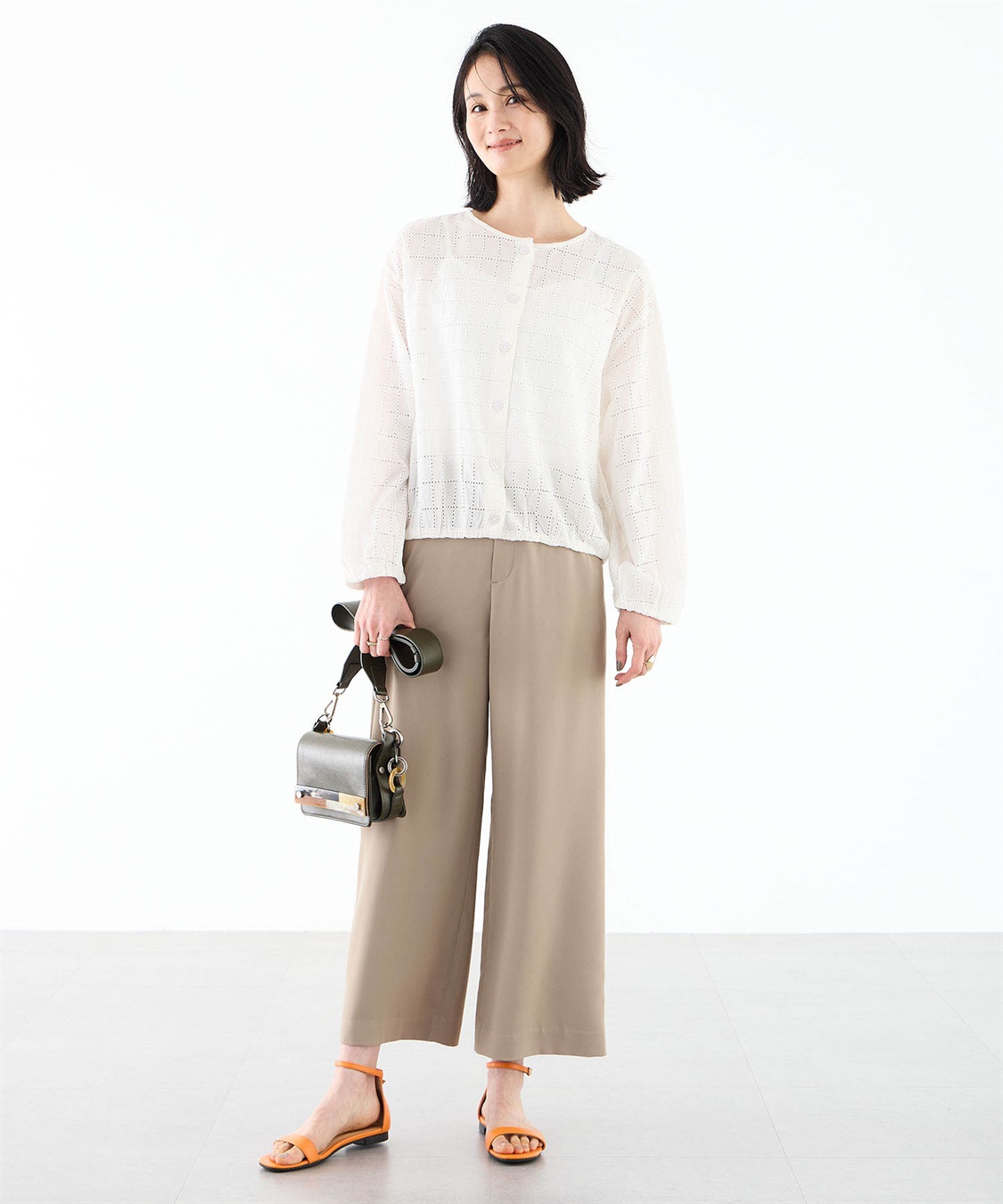 A/C DESIGN BY ALPHA CUBIC スクエア刺しゅうブルゾン_sub_6