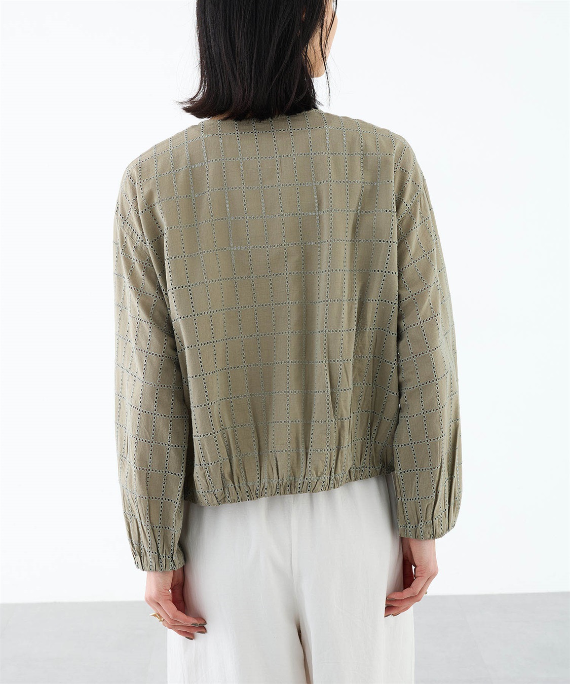 A/C DESIGN BY ALPHA CUBIC スクエア刺しゅうブルゾン_sub_14