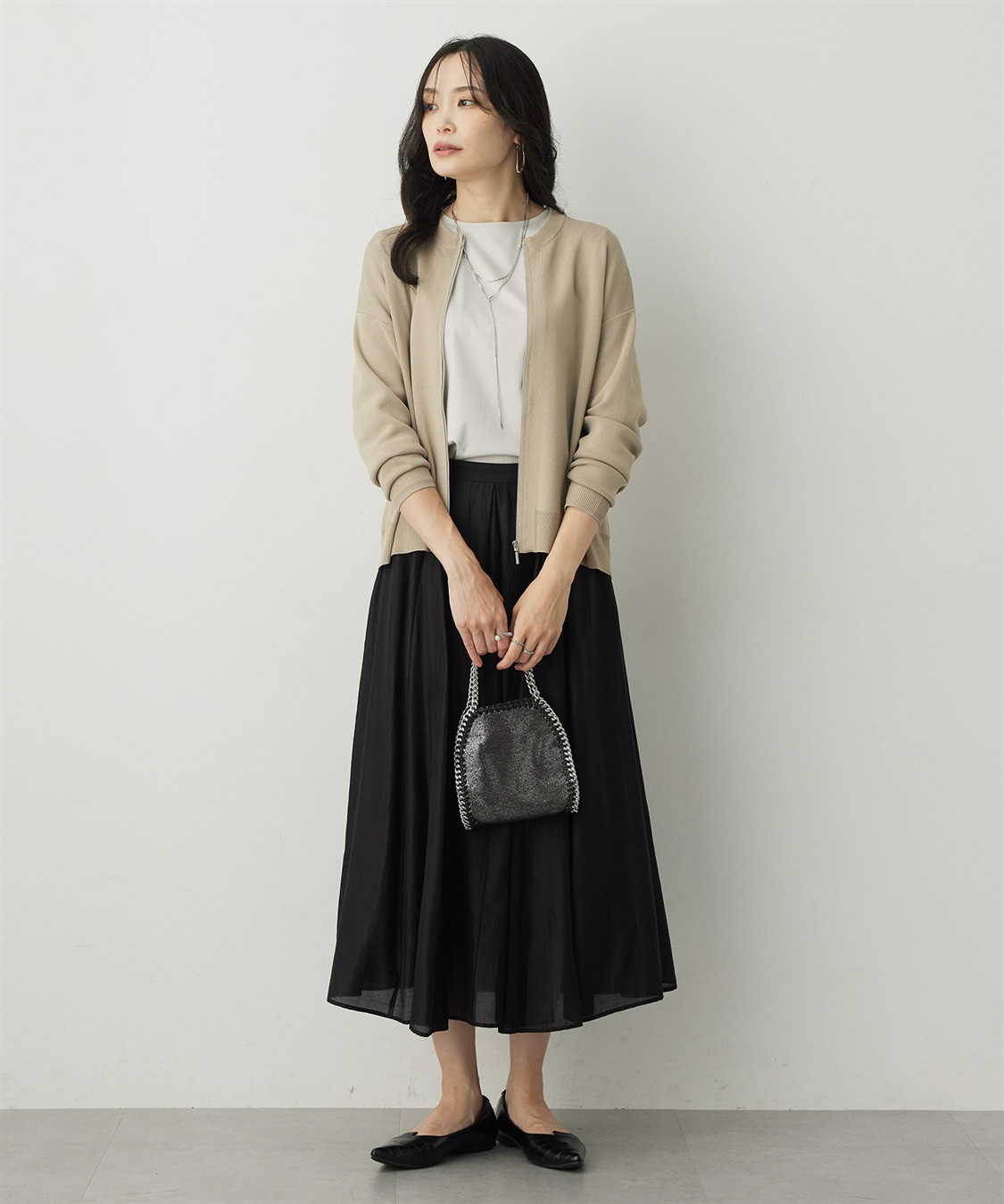 A/C DESIGN BY ALPHA CUBIC ニットブルゾン【洗える】_sub_3