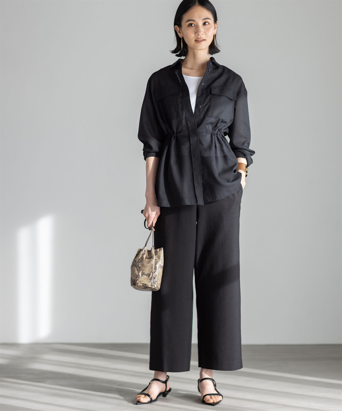 A/C DESIGN BY ALPHA CUBIC リネンミックスシャツジャケット_sub_6