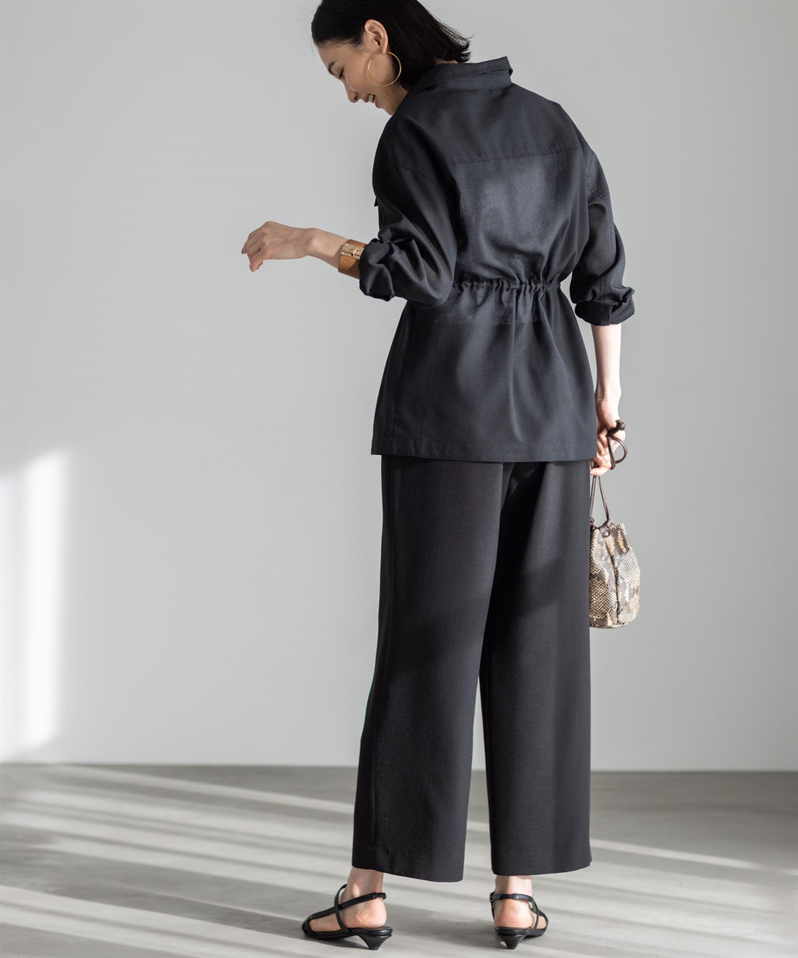 A/C DESIGN BY ALPHA CUBIC リネンミックスシャツジャケット_sub_7