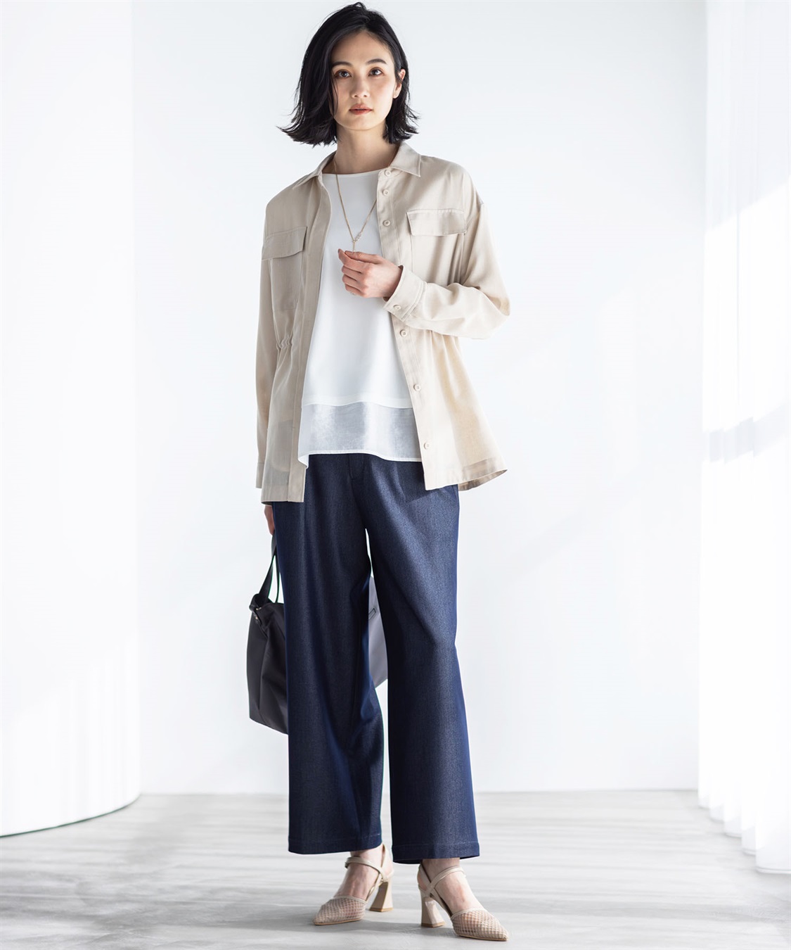 A/C DESIGN BY ALPHA CUBIC リネンミックスシャツジャケット_sub_9