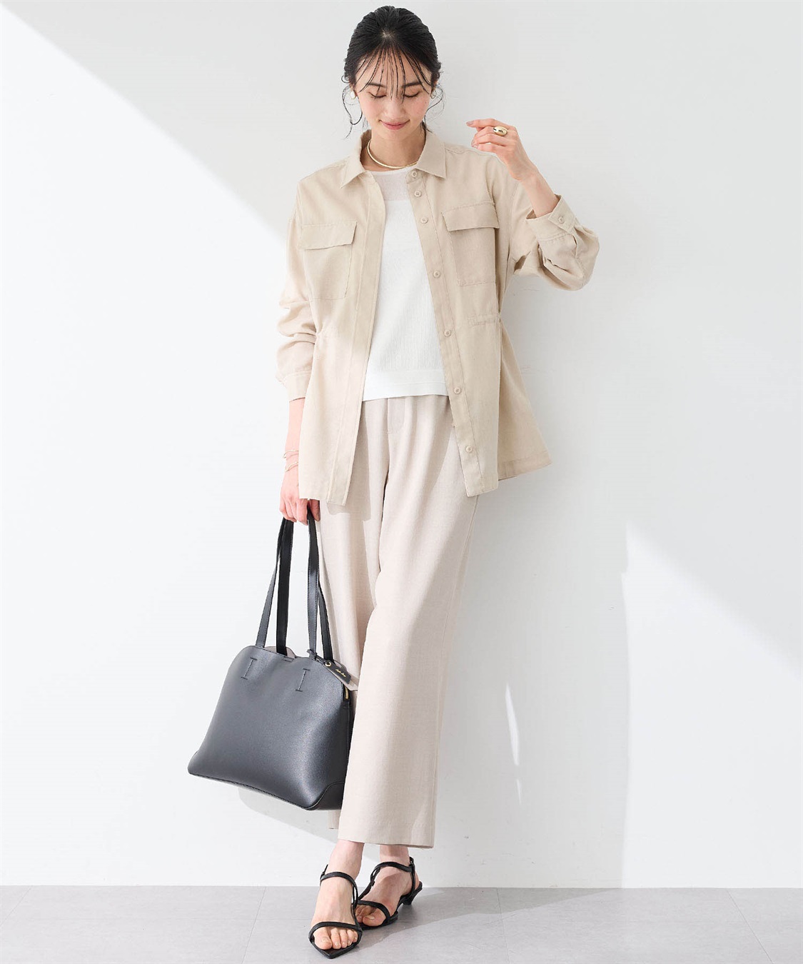 A/C DESIGN BY ALPHA CUBIC リネンミックスシャツジャケット_sub_11