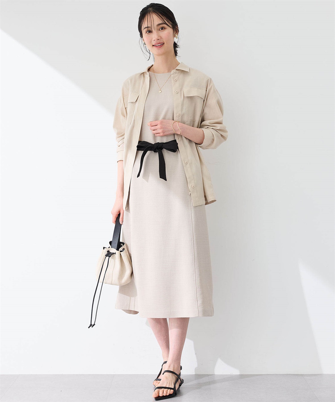 A/C DESIGN BY ALPHA CUBIC リネンミックスシャツジャケット_sub_12