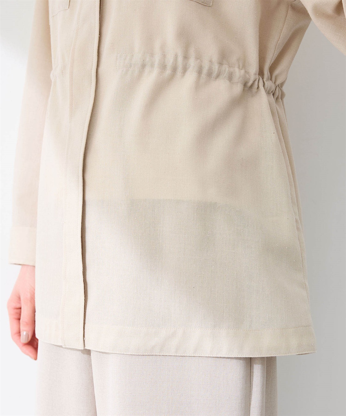 A/C DESIGN BY ALPHA CUBIC リネンミックスシャツジャケット_sub_17