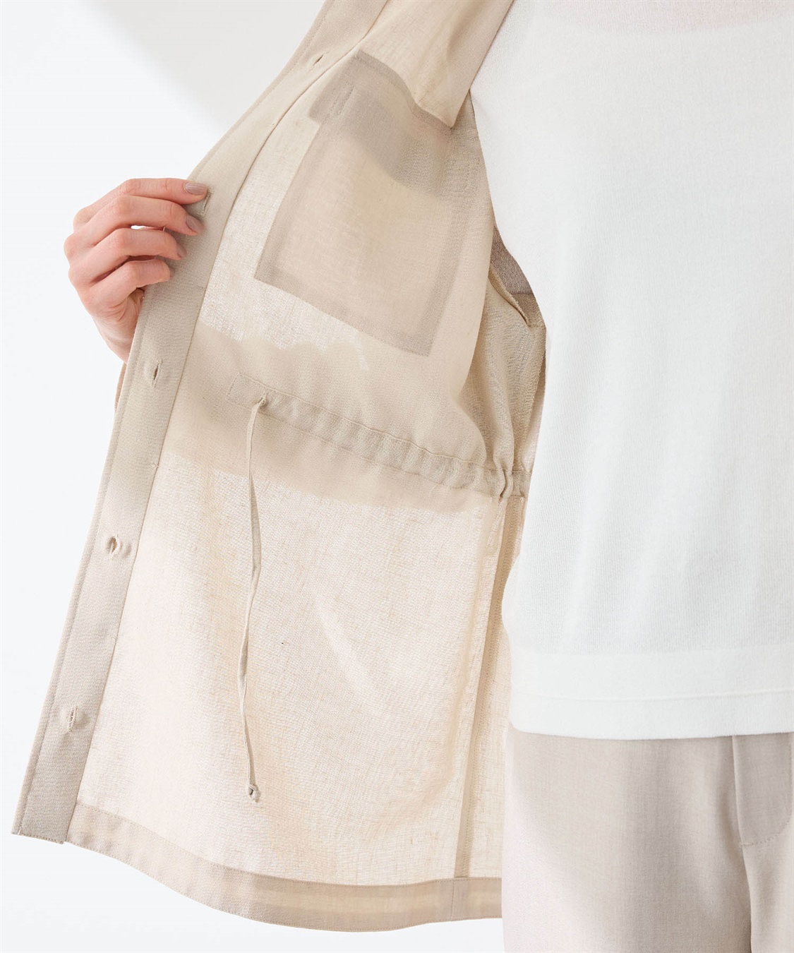 A/C DESIGN BY ALPHA CUBIC リネンミックスシャツジャケット_sub_19