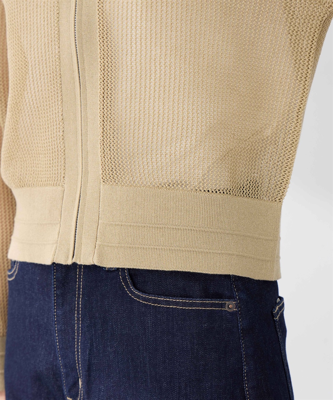 A/C DESIGN BY ALPHA CUBIC メッシュニットブルゾン【手洗い可能】_sub_16