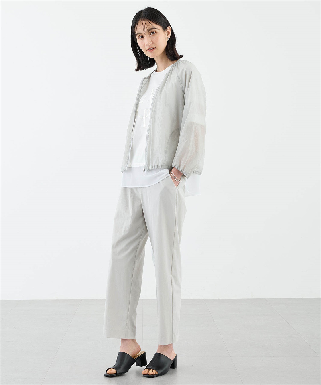 A/C DESIGN BY ALPHA CUBIC シアーワッシャーブルゾン【接触冷感】_sub_9