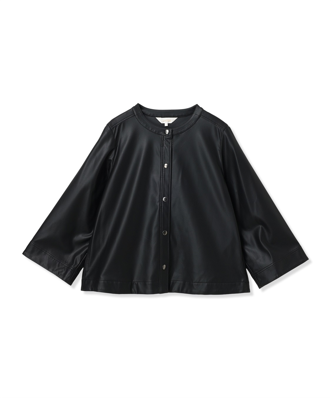 A/C DESIGN BY ALPHA CUBIC エコレザーノーカラージャケット_sub_22