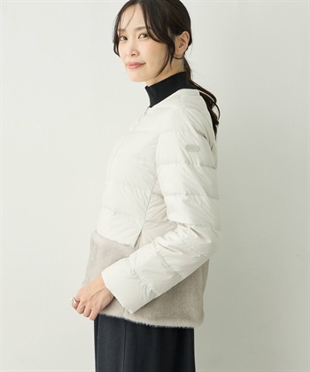 A/C DESIGN BY ALPHA CUBIC ファー付きライトショートダウン【軽量・ハンドウォッシャブル】_subthumb_3