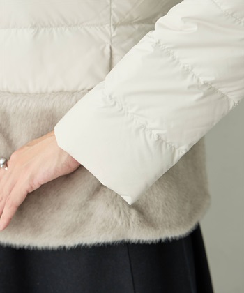 A/C DESIGN BY ALPHA CUBIC ファー付きライトショートダウン【軽量・ハンドウォッシャブル】_subthumb_12