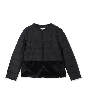 A/C DESIGN BY ALPHA CUBIC ファー付きライトショートダウン【軽量・ハンドウォッシャブル】_subthumb_25