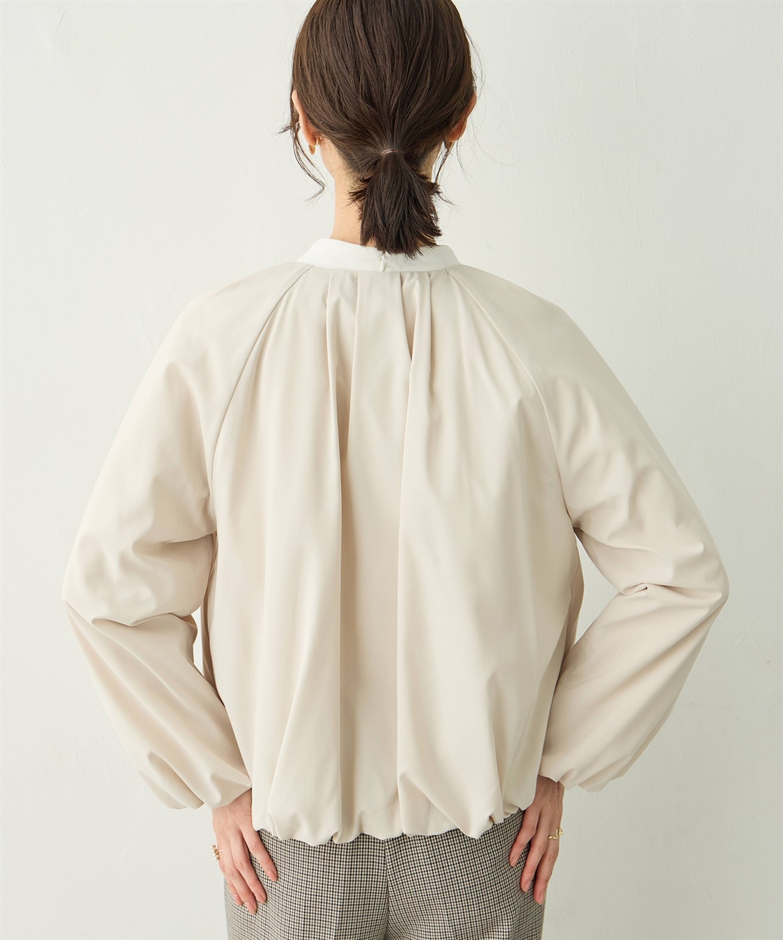 A/C DESIGN BY ALPHA CUBIC スーパーウォーム中綿ジップブルゾン【機能中綿・はっ水・軽量】_sub_3