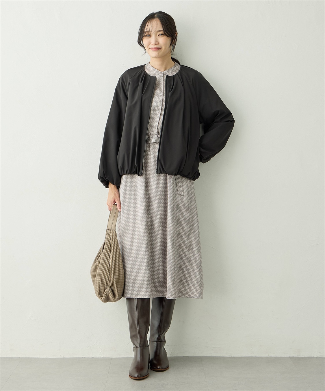 A/C DESIGN BY ALPHA CUBIC スーパーウォーム中綿ジップブルゾン【機能中綿・はっ水・軽量】_sub_6